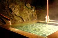 貸切露天風呂（夜）