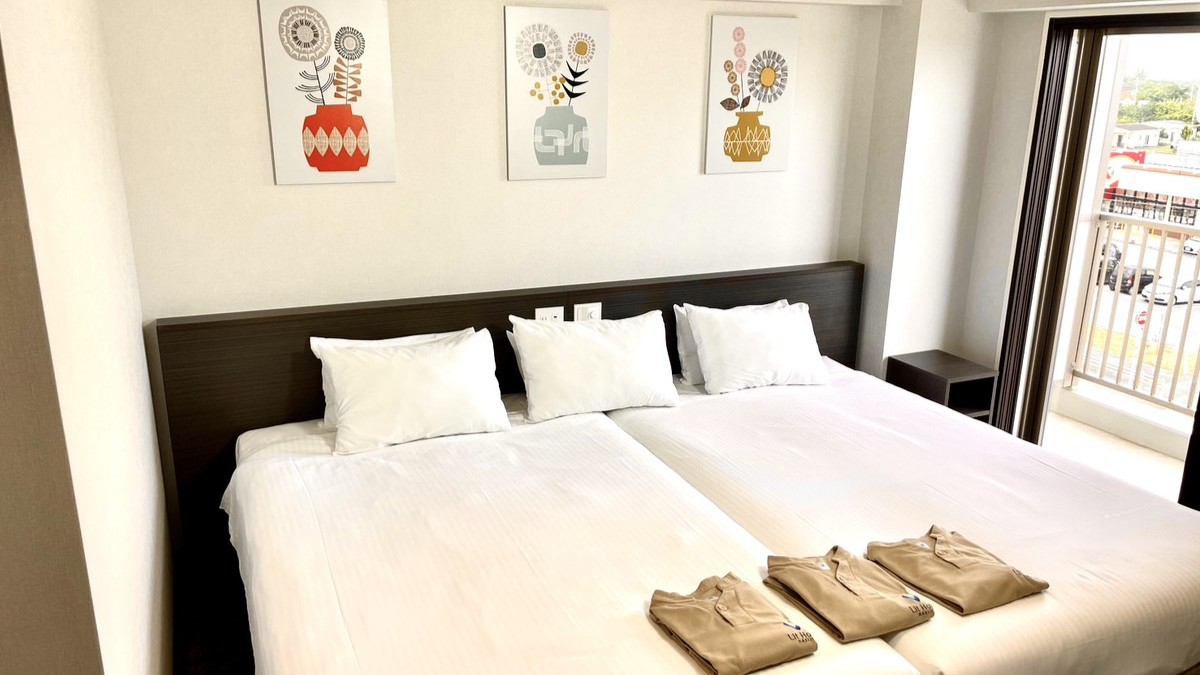  【スーペリアツインルーム42㎡/禁煙】3名利用時はハリウッドツインで対応しております。