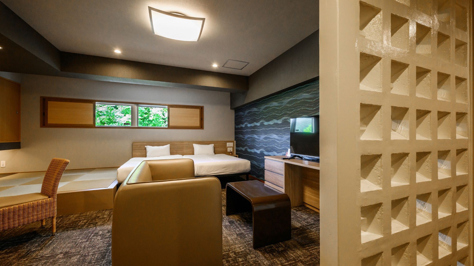  【ファミリールーム45㎡/禁煙】快適設備が整う室内で家族旅行を満喫。    