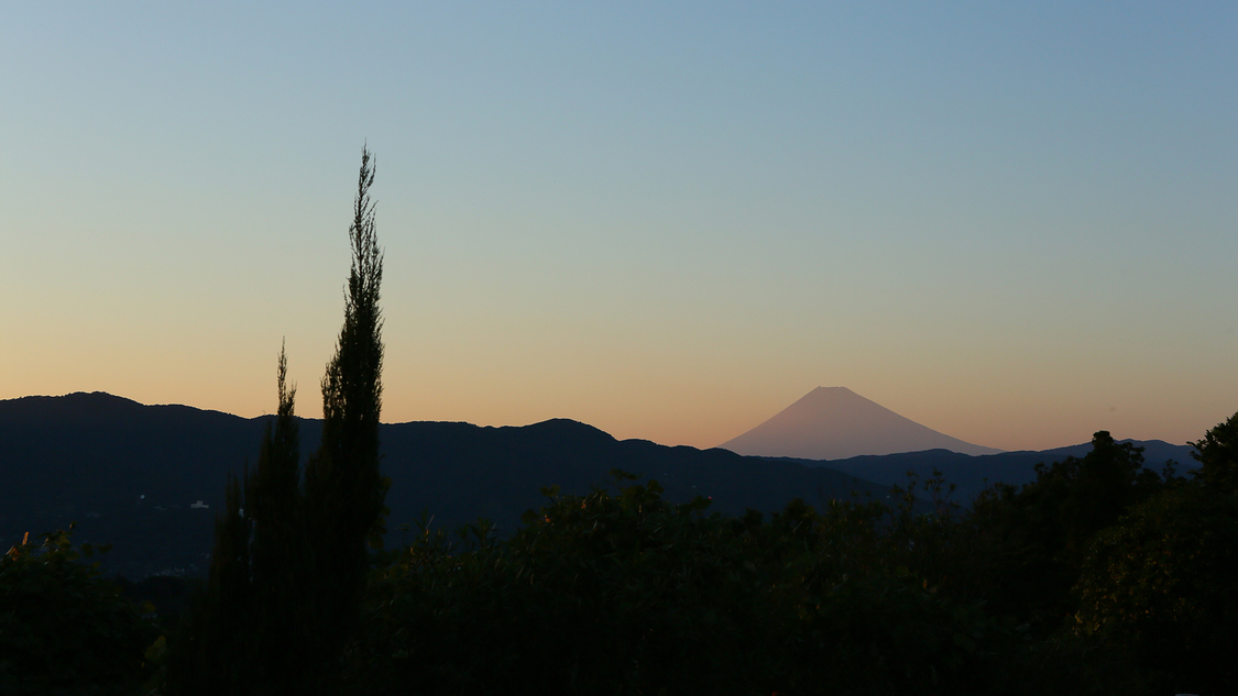 サザンクロスリゾートからの眺め富士山