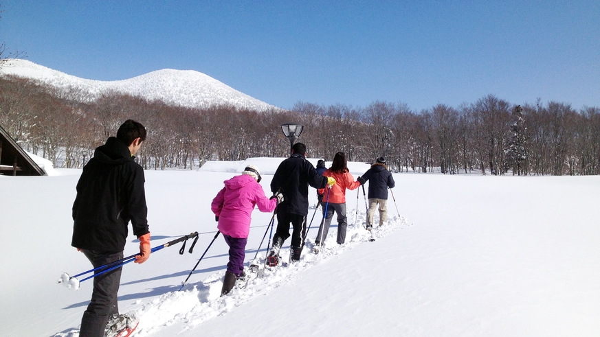 *【アクティビティ】新雪を踏みしめる雪上散歩