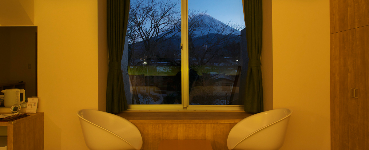特別洋室405から見える富士山