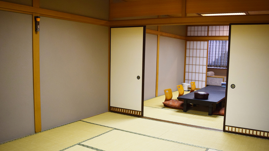 【和室18畳以上】海が見えるお部屋。グループ・ご家族でのご旅行に。バス・洗浄機付きトイレ付。