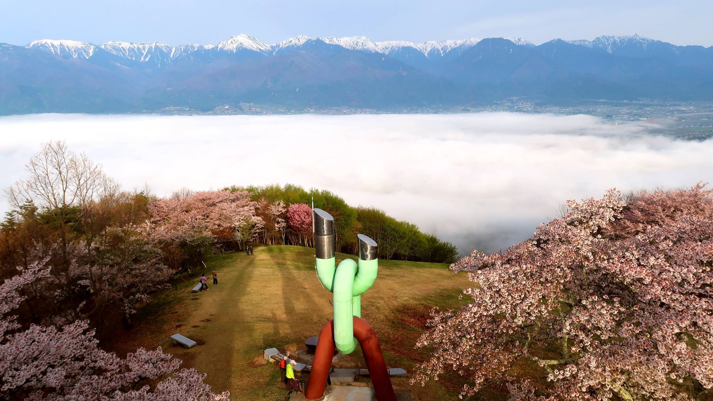 【長峰山絶景ツアー／1泊朝食付】山頂から望む北アルプスの絶景！送迎＆淹れたてコーヒー付き（参加費別）