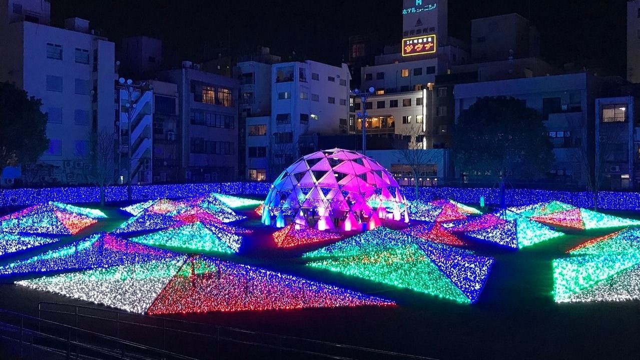 天文館公園 冬季限定イルミネーション(ホテルより徒歩5分)