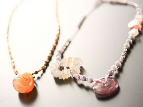 女将の趣味の作品紹介です。ビーズの簡単な作品の体験をご希望の場合はご相談ください。