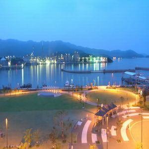 海側からの夜景