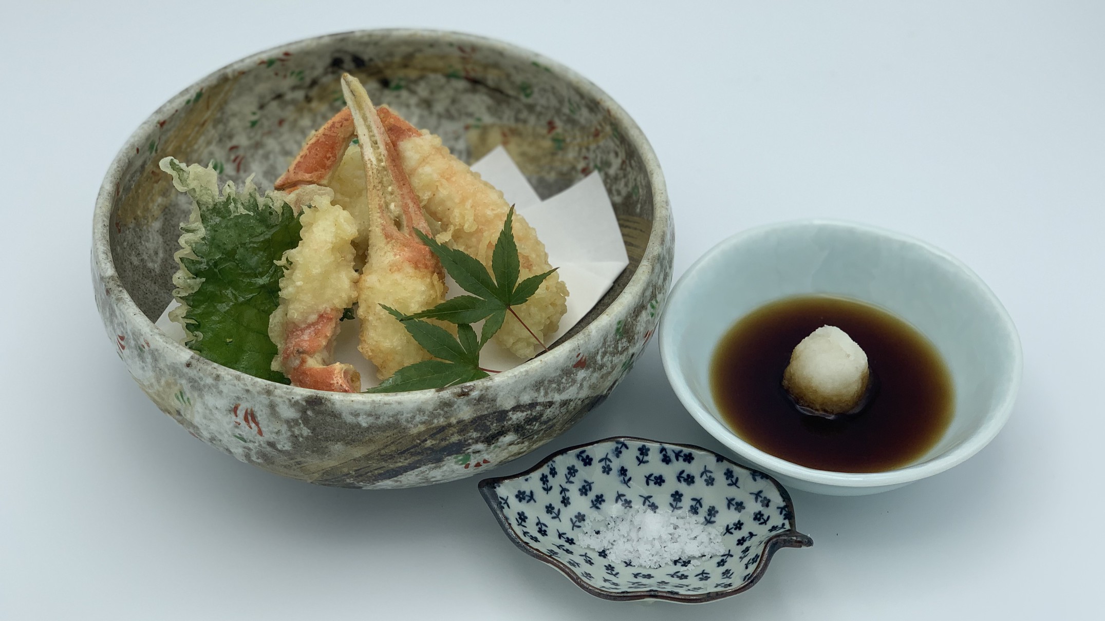 追加料理「柴山がに天ぷら」