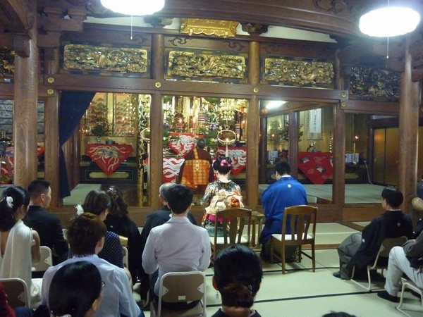 お寺での結婚式