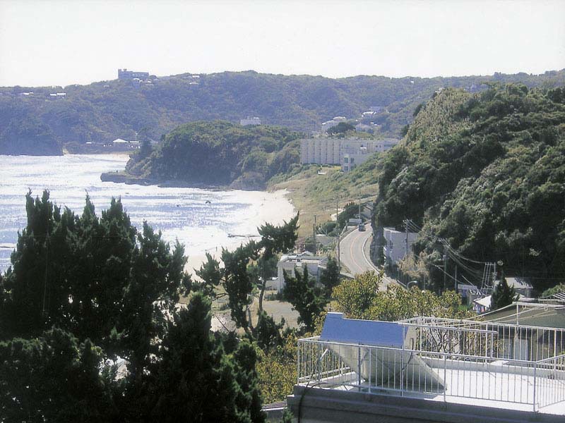 屋上からの景色中央海水浴場まで歩いて６分