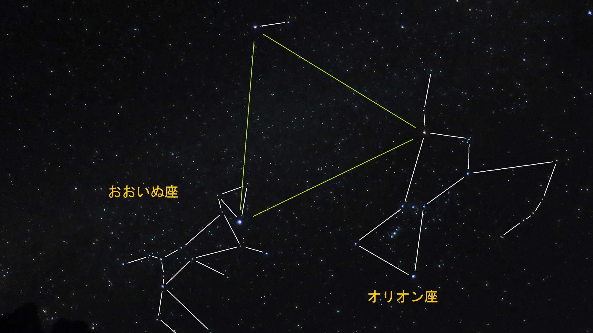 【星の紹介】天然のプラネタリウムをお楽しみ下さい