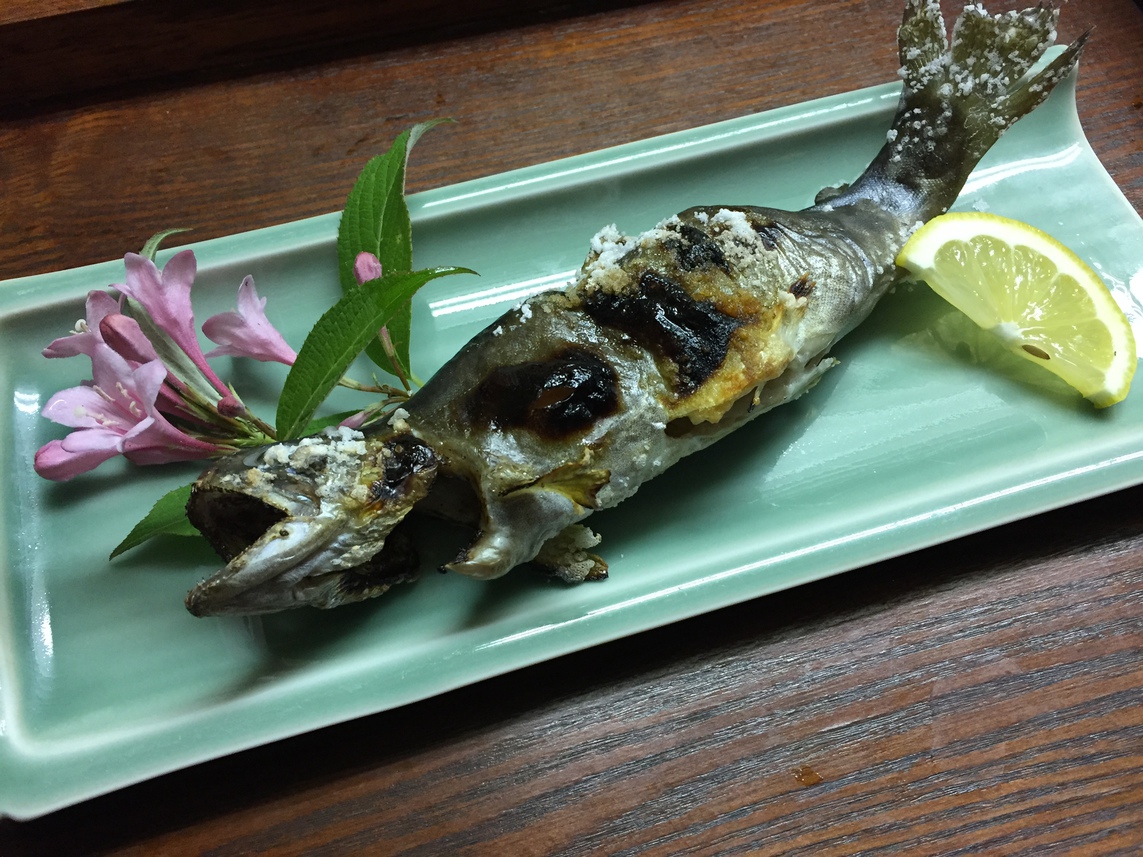 岩魚の塩焼き