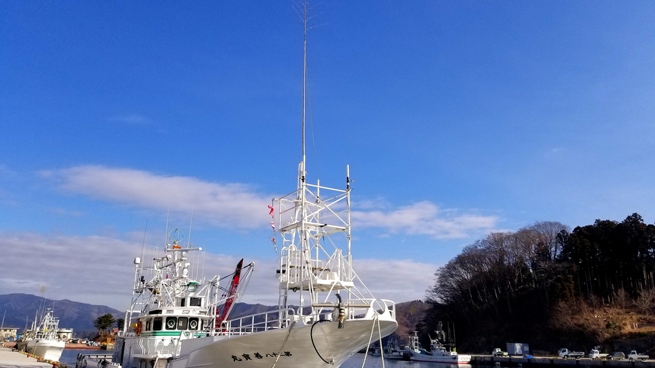 #周辺景色大船渡の漁港であがる新鮮な海の幸を出しています