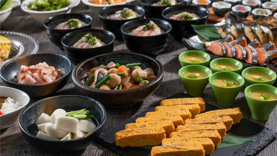 朝食ビュッフェ