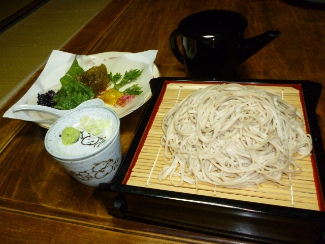 本格手打ちそば単品メニュー