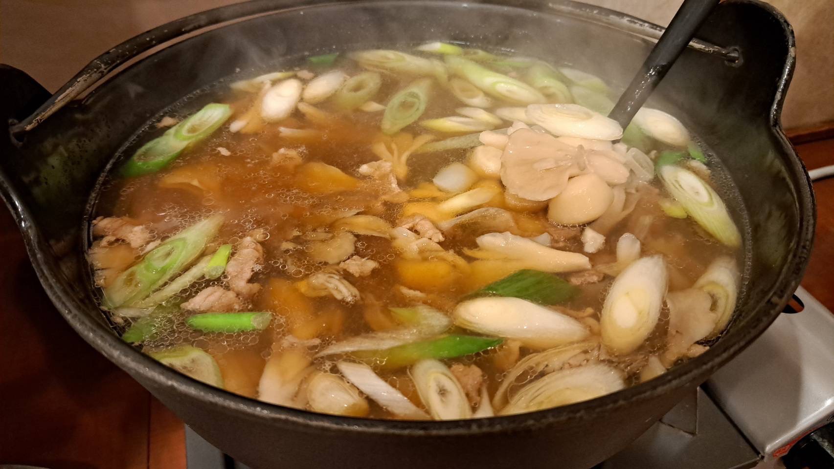 【朝食】山形名物いも煮