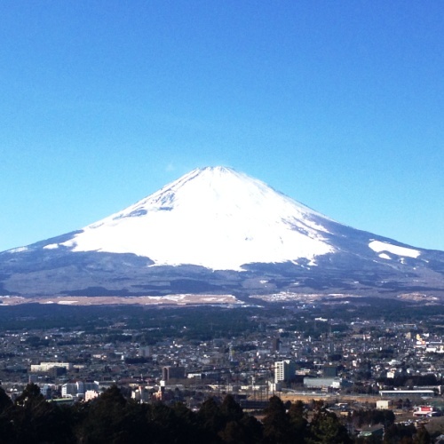 ホテル近くからの富士山