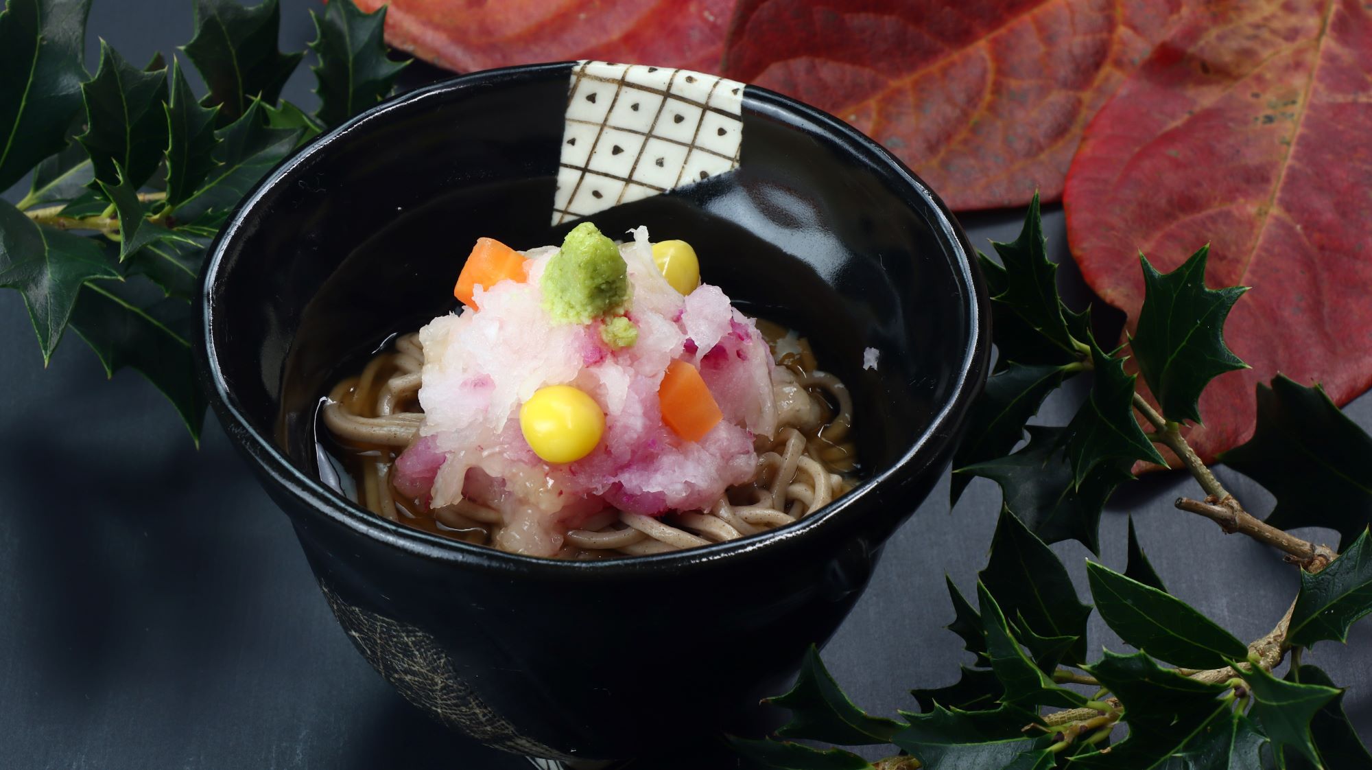 -冬料理- 蕎麦蕪蒸し