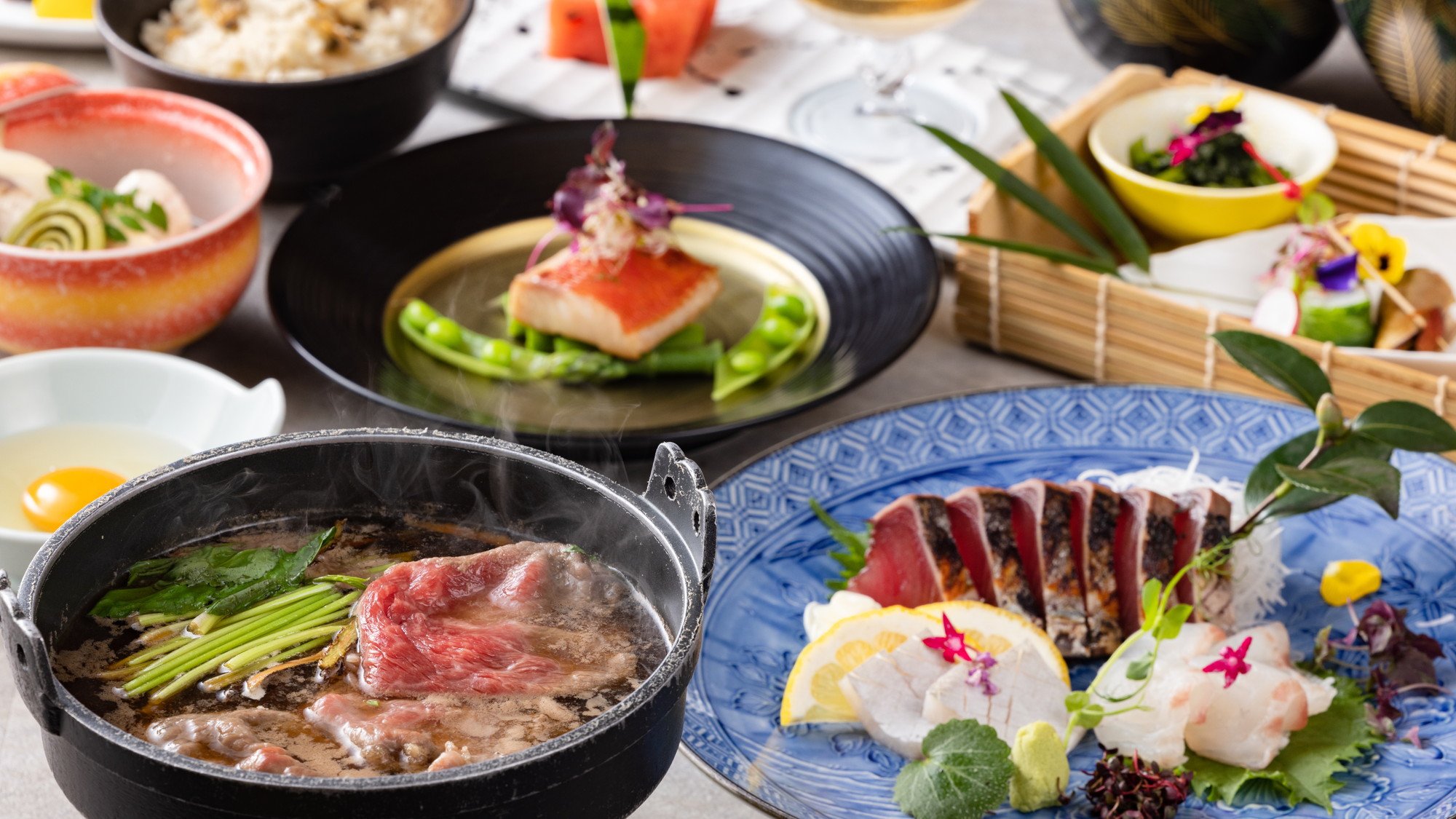 【土地の恵み会席】土佐の食材と鰹を愉しむ会席