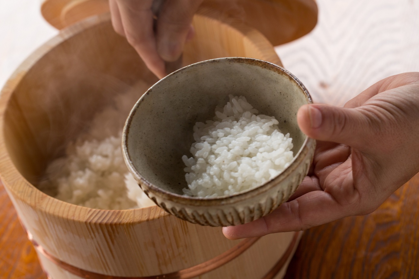 主人こだわりの自然栽培米