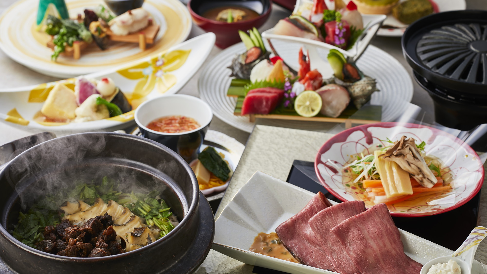 【極み会席】土鍋御飯付き奈良の名産品とブランド食材を味わう会席