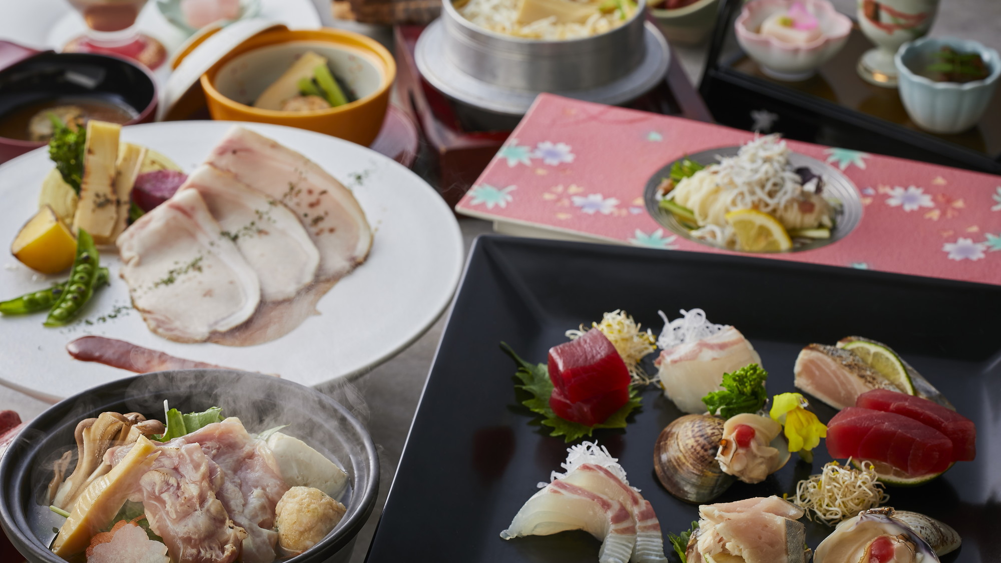 【土地の恵み会席】当ホテル一押し！旬の食材を楽しむ会席