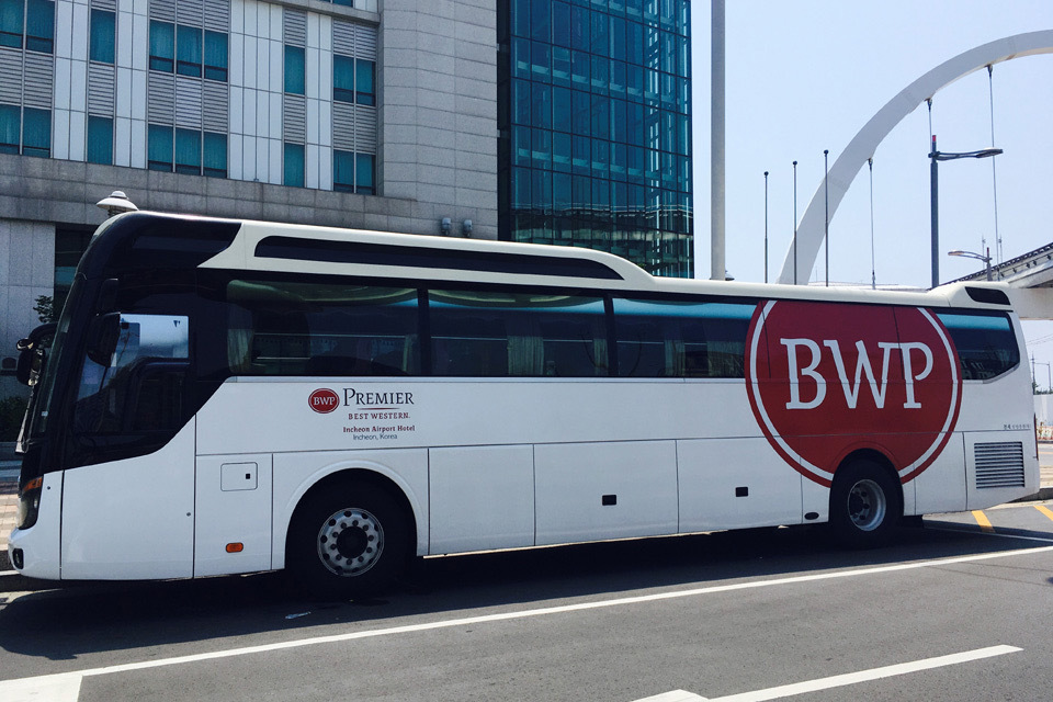 ホテルのシャトルバス