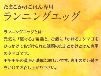 ランニングエッグとは？