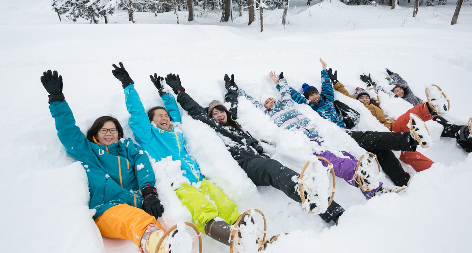 *雪国体験/かんじき（Japanese Snow Shoes）で、雪原をお散歩♪