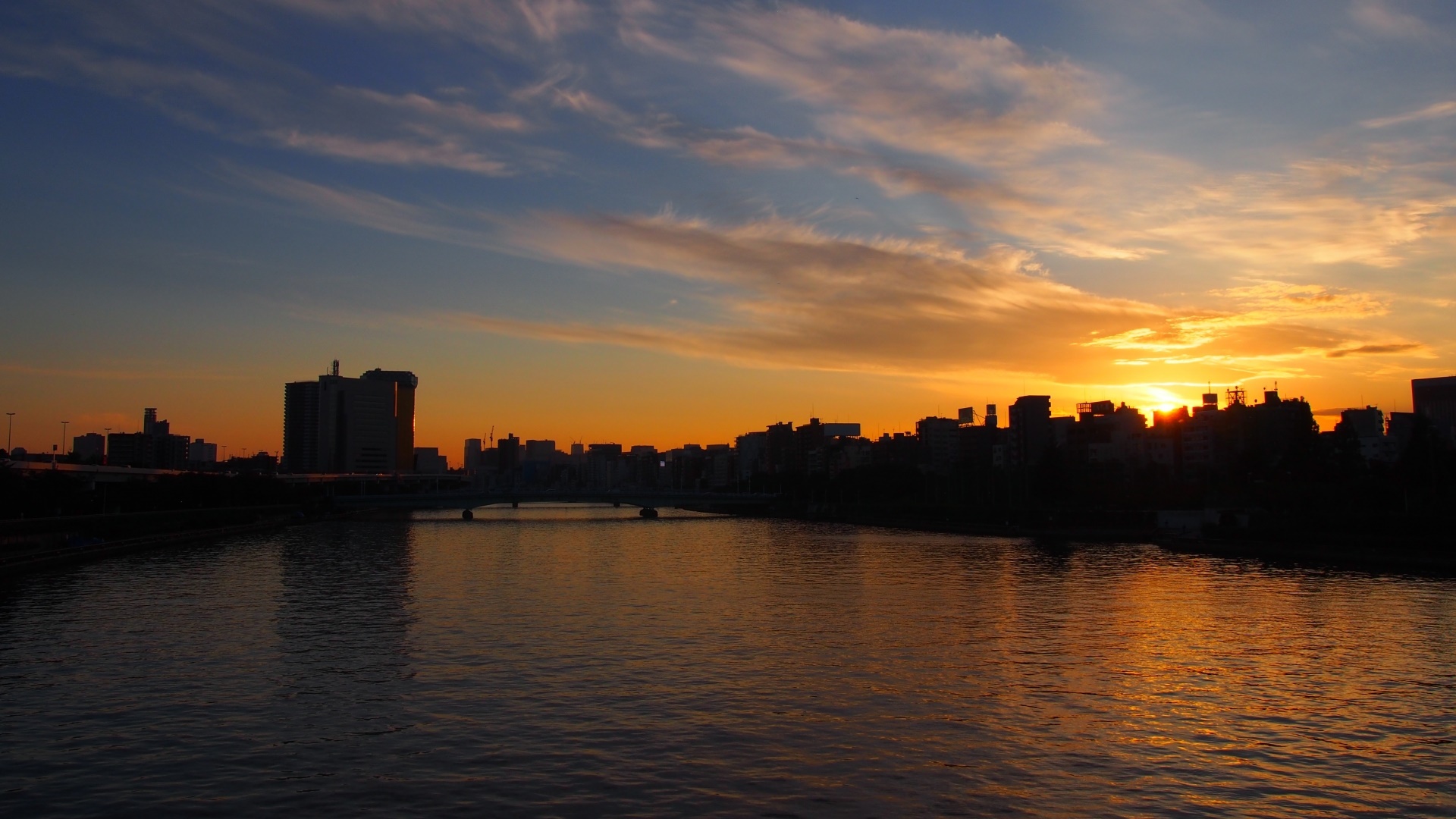 *隅田川/夕暮れの穏やかな風景に癒されます