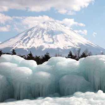 西湖樹氷まつり（例年1月〜2月）