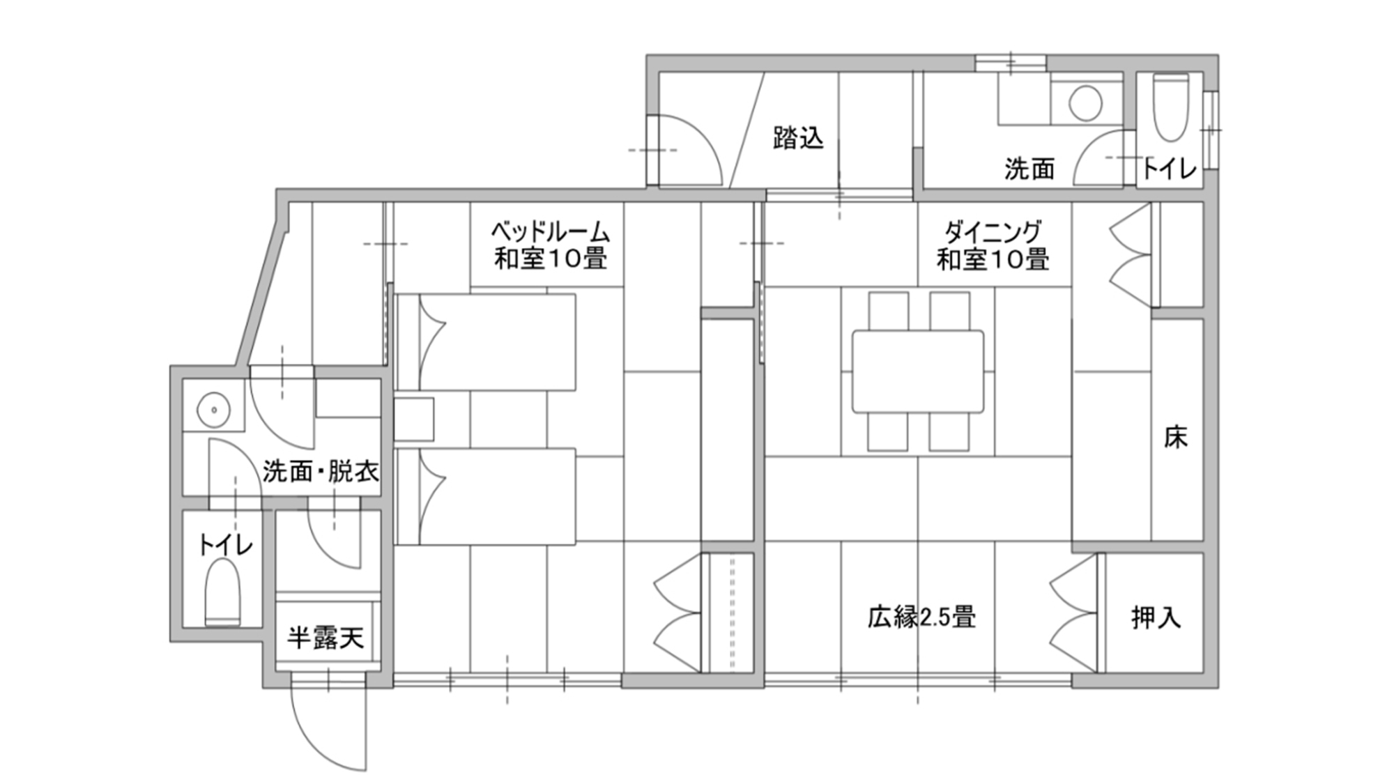 ・間取り（特別室りんどう）