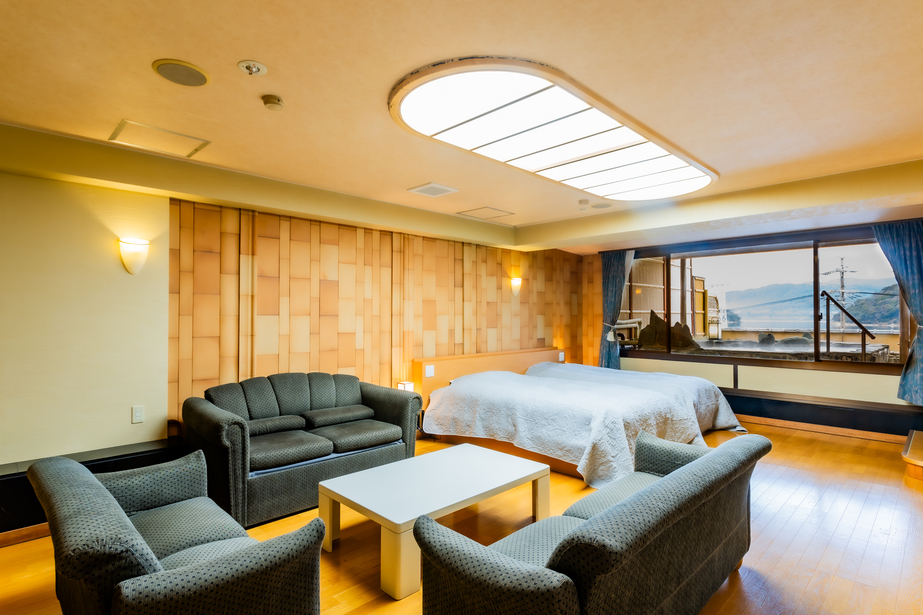 露天風呂付特別室「雪待月」