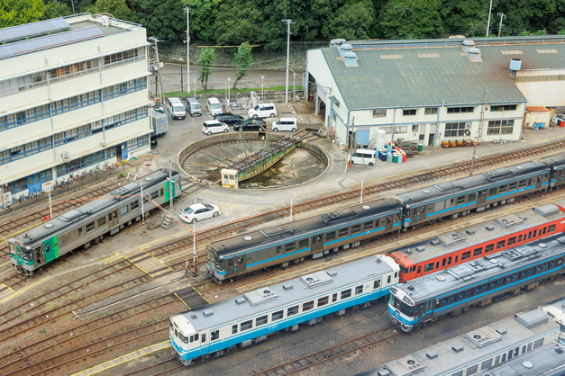 電車の見える部屋