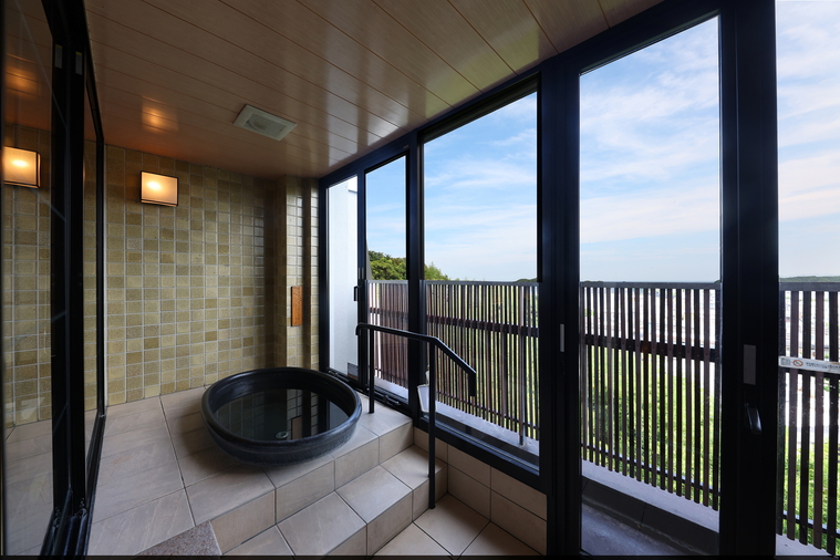 温泉露天風呂付き洋風和室（浴室イメージ）