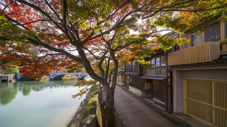 主計町茶屋街(秋)