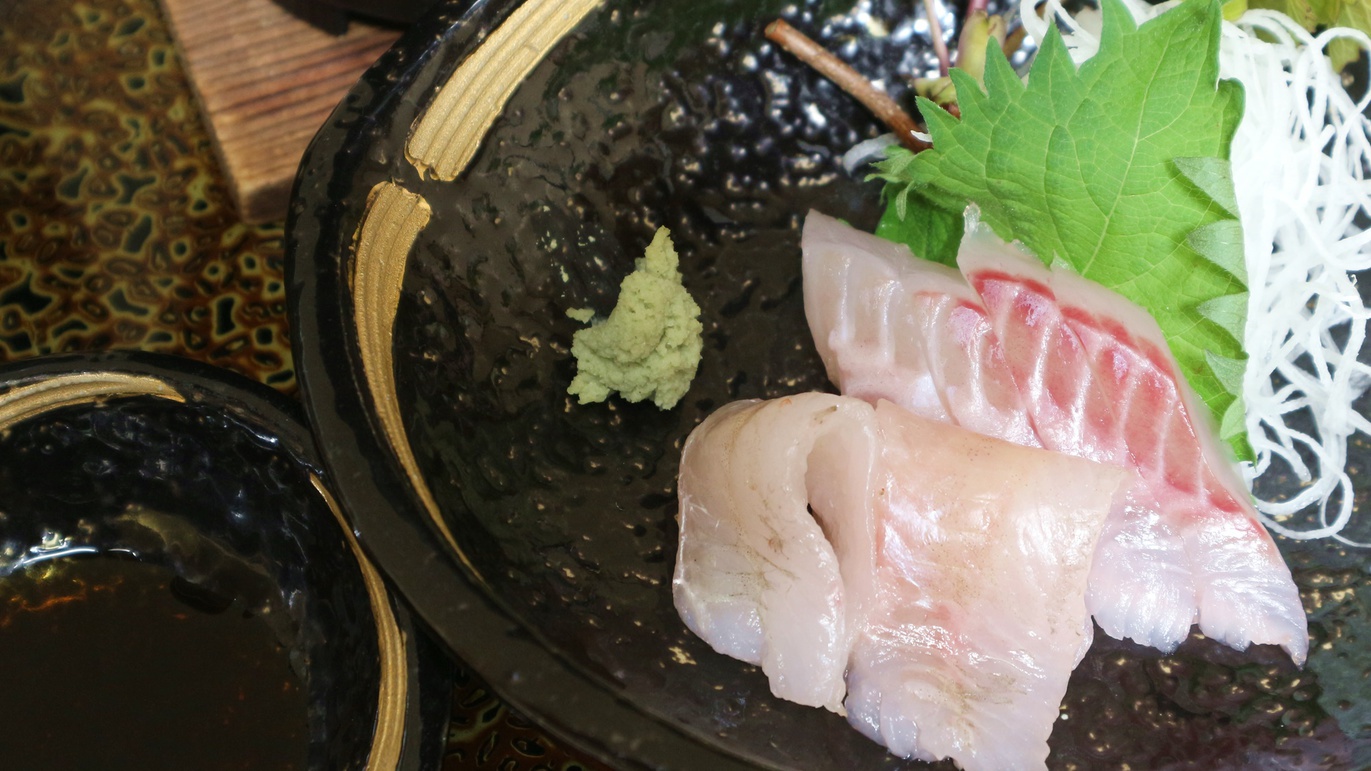 *【夕食一例】〜お刺身（ソイ・カサゴ）〜