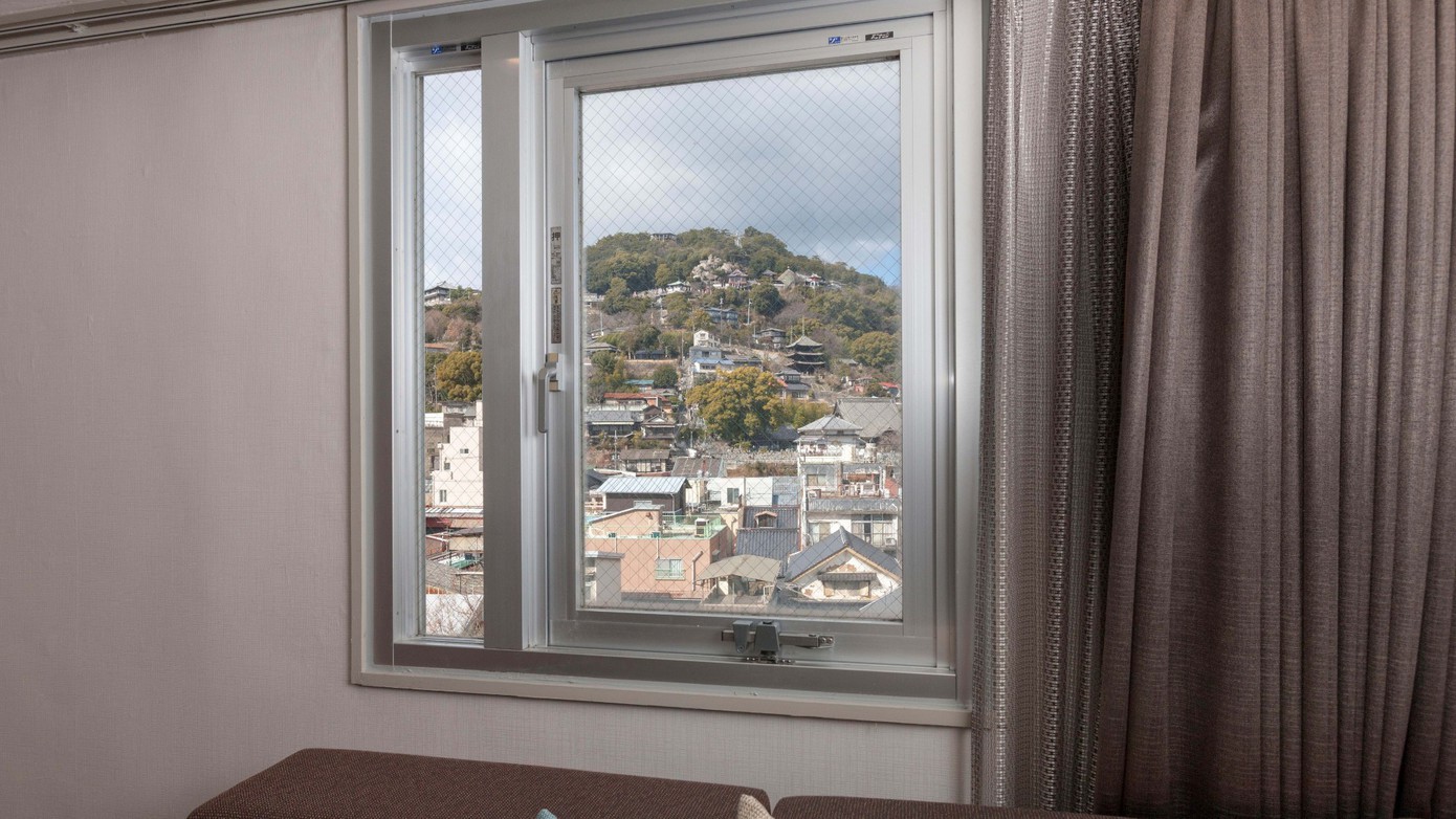 千光寺側の客室からの眺望の一例