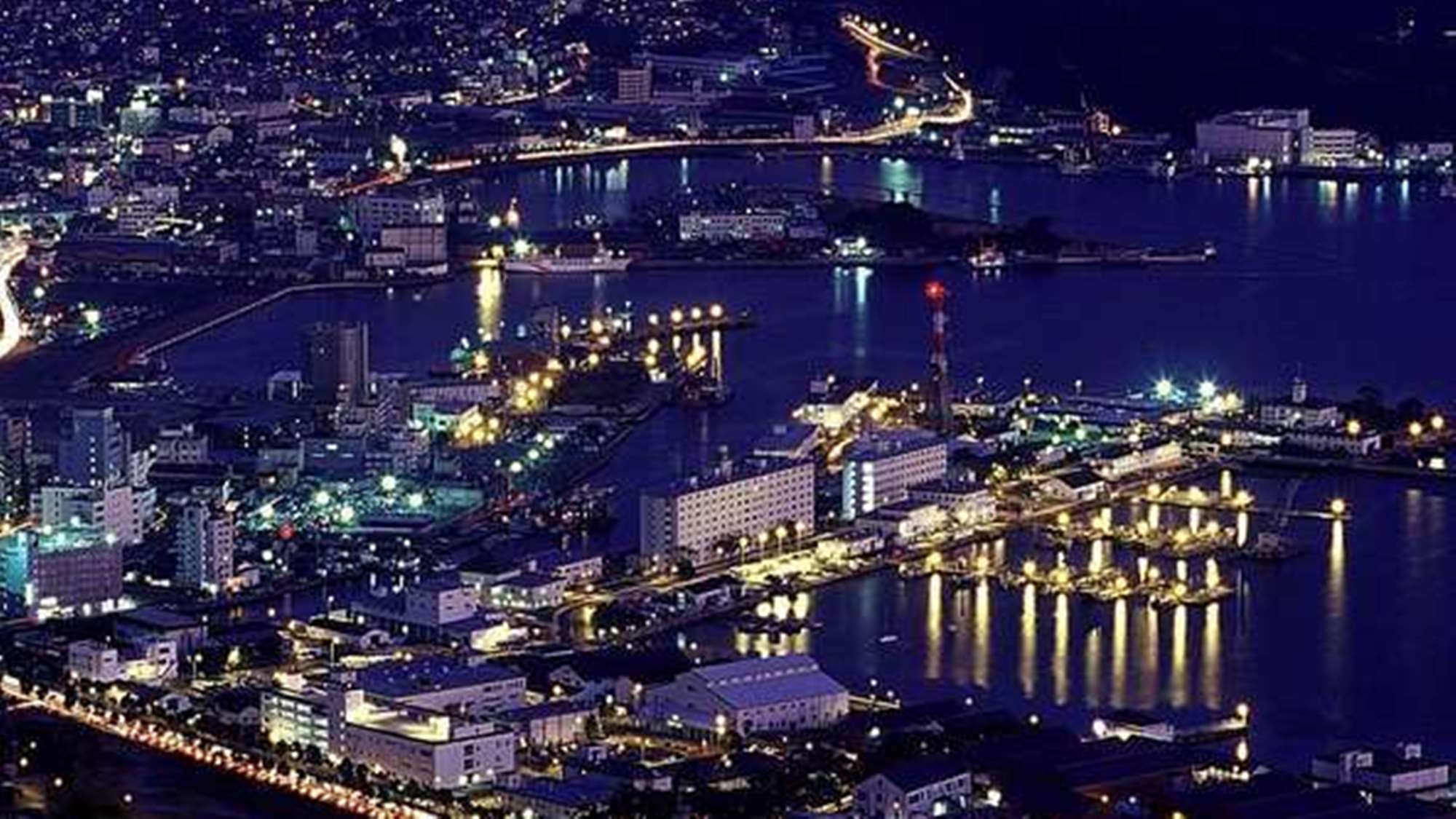 【佐世保夜景】弓張岳から望む佐世保の夜景