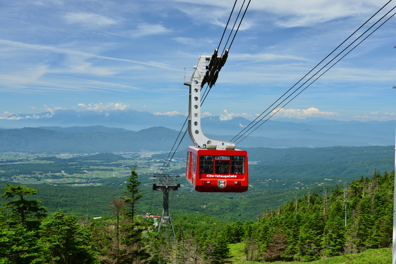 車で１５分北八ヶ岳ロープウェイ山頂標高2237ｍ