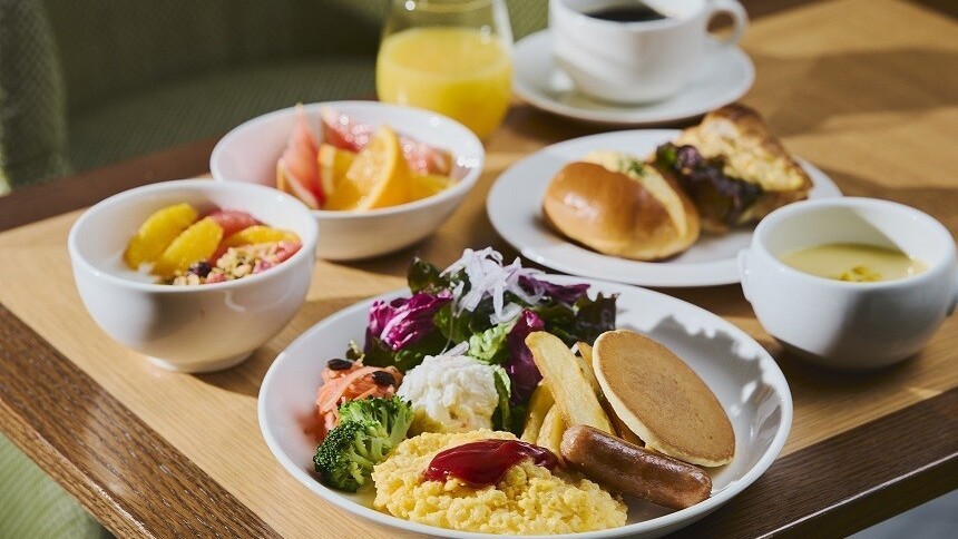 朝食盛り付けイメージ