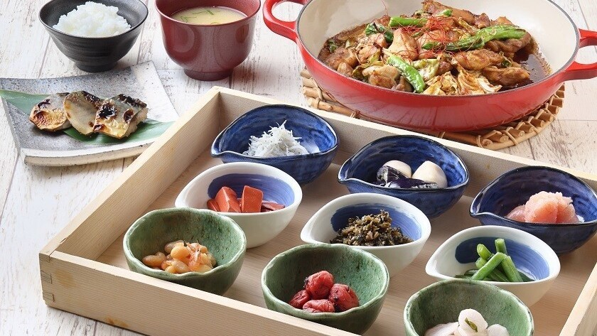 【朝食ビュッフェ】滋賀県の名物がたくさん！ 和食コーナー