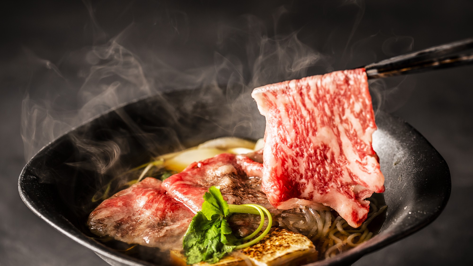 日本料理おおみ近江牛のすき焼き小鍋イメージ