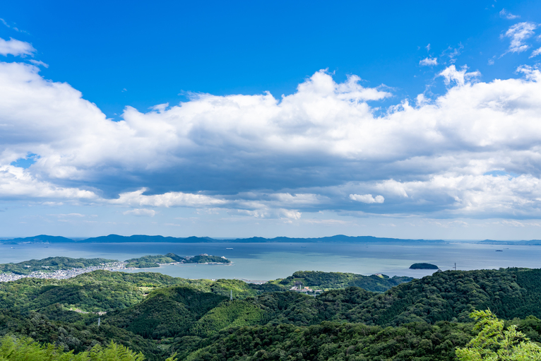 三ヶ根山スカイラインからの眺め