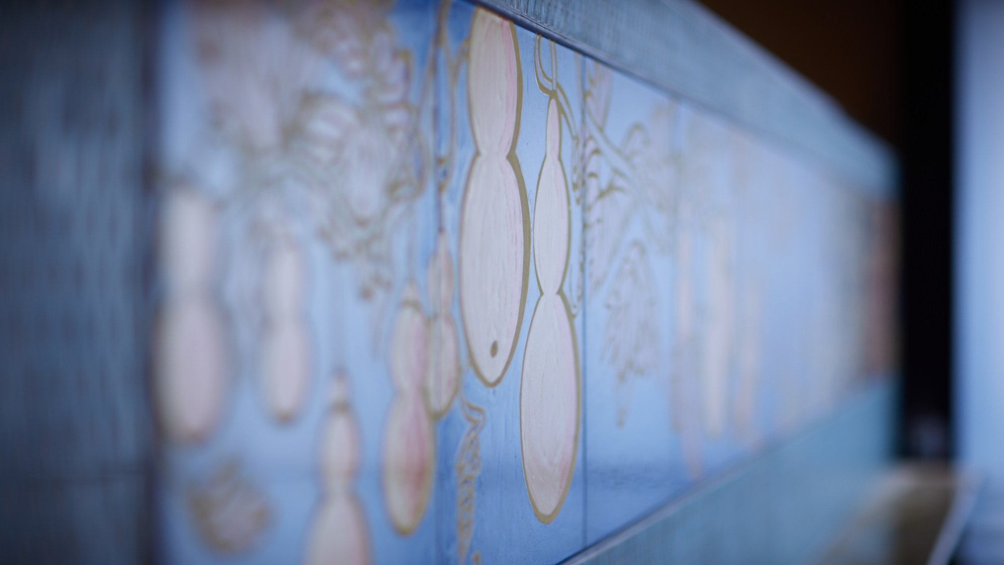 陶板画木村英輝氏（画家）