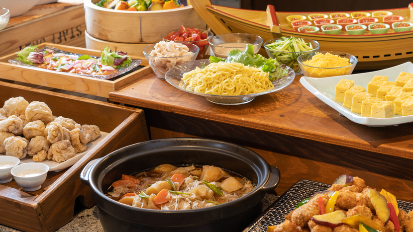 【朝食】北海道ならではの郷土料理コーナーも