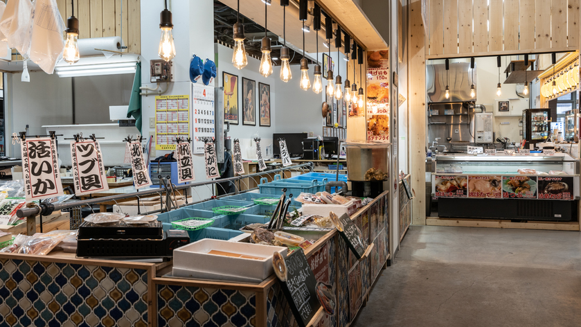 【近隣施設】函館朝市まで徒歩1分