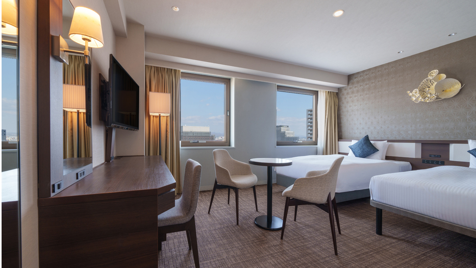  【プレミアルーム】デラックスツイン＜28平米＞