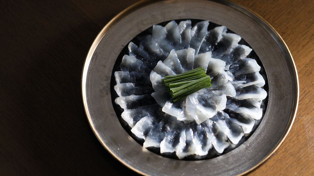 「冬」ふぐ刺し