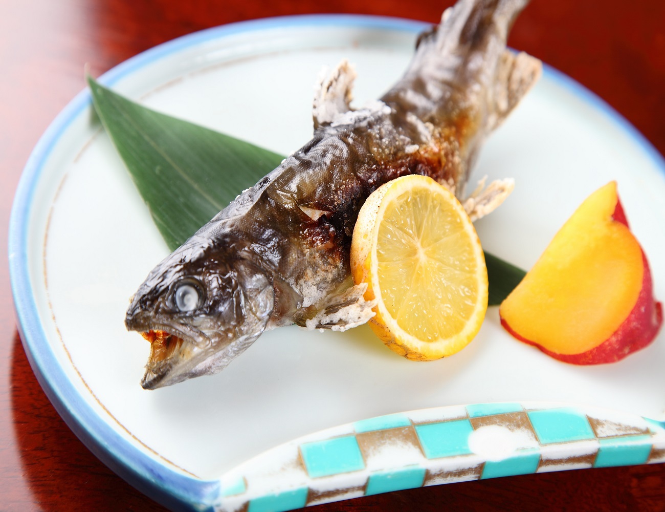 お料理の一例岩魚の塩焼き